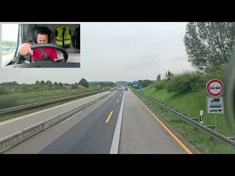 Heading to Rostock Port, Germany via A20 & A19 motorway