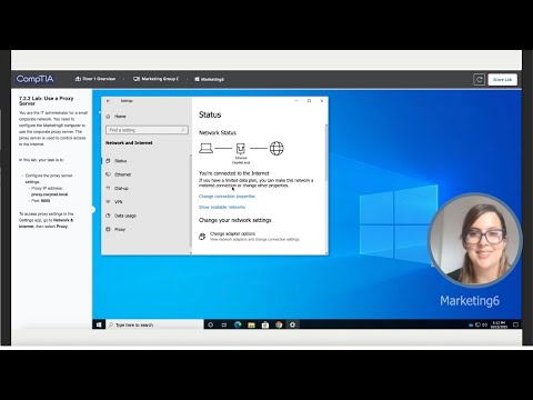 CompTIA A+ Lab 7.2.2 | Configure a Proxy Server on Windows