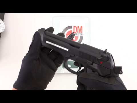 B&W M92 POSEIDON GAZ Blowback 0.9J #DMDIFFUSION PBW-92B