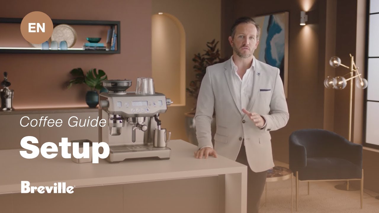 Breville coffee guide tutorial - Setting up your machine