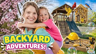 Backyard Adventures for Kids 🌿 Fun Learning Videos | Nature, Science, Songs & Learning Through Play