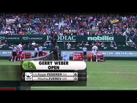Gerry Weber Open 2013 - Viertelfinale - Roger Federer vs. Mischa Zverev