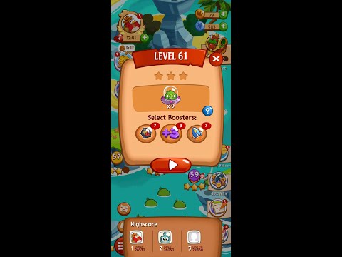 Angry Birds Blast Level 61