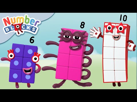 @Numberblocks- #BacktoSchool | Math Problem Solving with Numbers 6-10  | Learn to Count