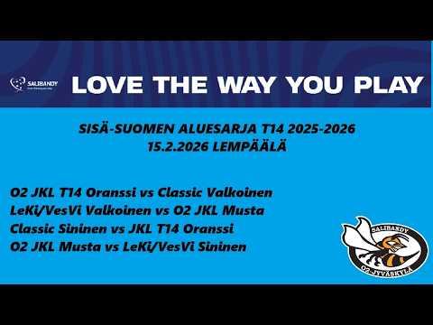 Sisä-Suomen aluesarja (T14) turnaus Lempäälä 15.2.2026