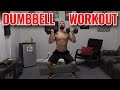 Home Workout With Dumbbells (13 Exercises with 30 lbs)