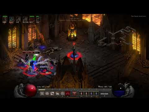 Diablo 2 R - lord de seis AI broken by wolf pack circle