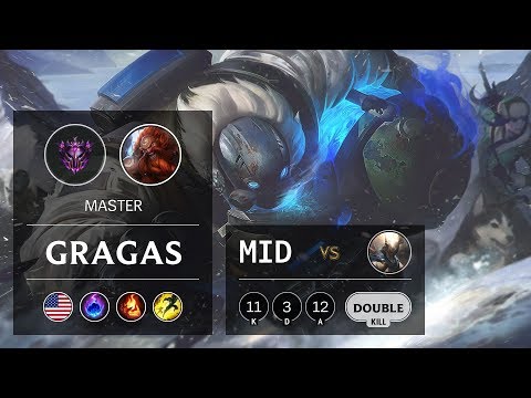 Gragas Mid vs Pantheon - NA Master Patch 9.20