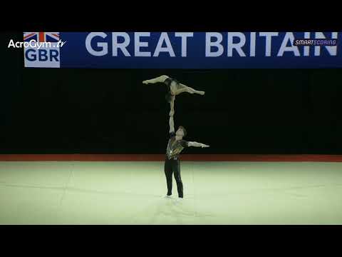 GBR Senior Mixed Pair Combined Final - Acrobatic European Championships 2021