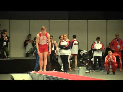 SOERENSEN Rasmus (DEN) - 2015 Trampoline Worlds - Qualification TU Routine 1