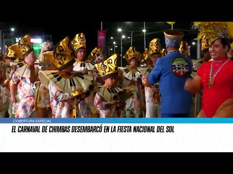 El carnaval de Chimbas brilló en la Fiesta del Sol y anticipó la temporada