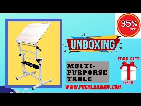 Study table adjustable & foldable, size: 23