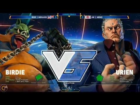 SFV CPT Capcom Cup 2017 Losers Finals - Menard (Birdie) Vs Nemo (Urien)