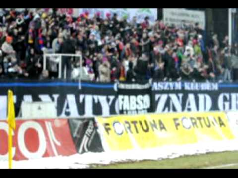 Doping kibiców Odry - mecz z Piastem 12.03.2010