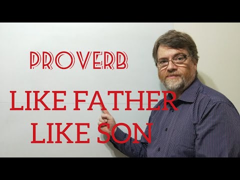 Tutor Nick P Proverbs (34) Like Father  Like Son or Like Mother  Like Daughter