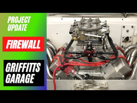 All aluminum 588 BIG BLOCK MOPAR street/strip 64 Fury Firewall and Transmission Tunnel Fabrication