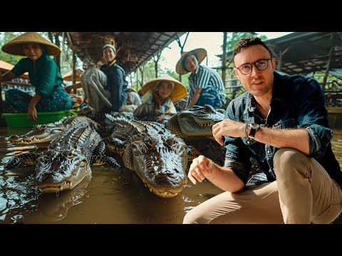 Making Millions from MONSTER Crocs: Inside Vietnam's Booming Crocodile Trade