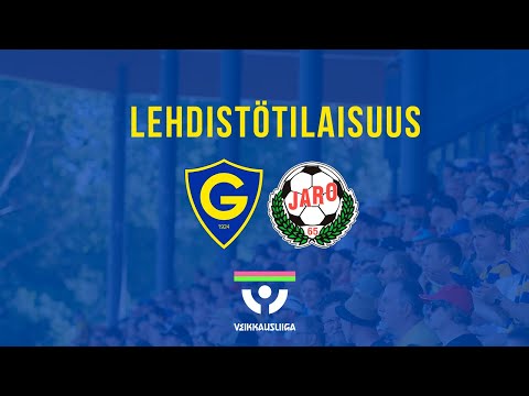 IF Gnistan – FF Jaro 31.8. lehdistötilaisuus
