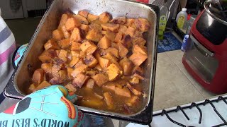 How To Make Delicious Baked Candied Yams Recipe (Grandma Ray's Way)