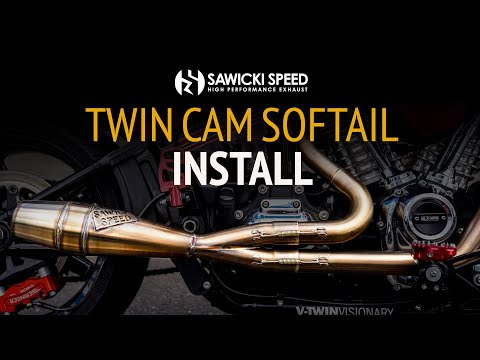 Sawicki Speed Harley Twin Cam Softail Exhaust Install Instructions