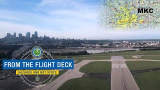 From The Flight Deck – Kansas City Downtown Airport, MO (MKC)