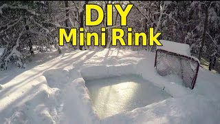 How To Build a Mini Backyard Rink