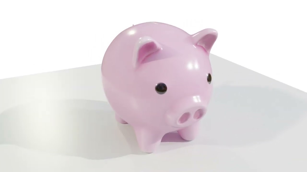 Piggy Bank 3D Model