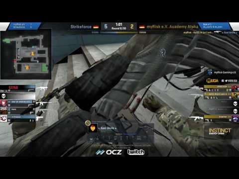 myRisk eV Academy Alpha vs. Strikeforce - 99Damage Liga S5 Div 4.26 - Map 2: de_train