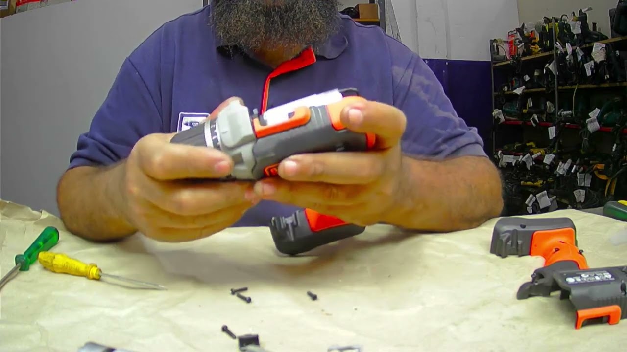 troca de motor parafusadeira black decker bcd 704