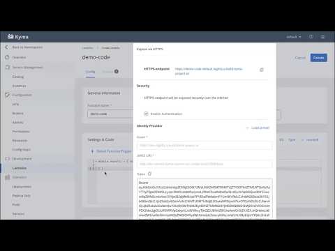 Quick walkthrough of Kyma