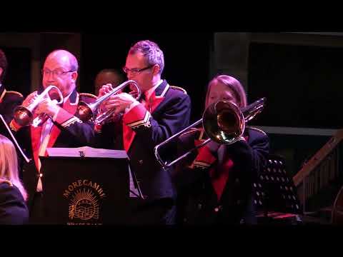 Morecambe Brass Band playing  On His mMajesty's Secret Service movie