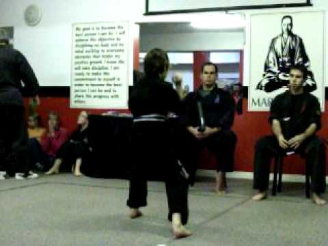 Kata Bassai at Aylmer Douvris karate school