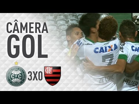 Câmera Gol - Coritiba 3 x 0 Flamengo