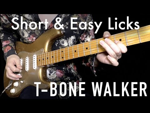 Blues Guitar Lesson: "T-Bone Walker" Blues Licks in G | #124