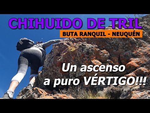 CHIHUIDO DE TRIL 🔵 nos subimos a este Cerro al costado de la Ruta 40 🗻 en Buta Ranquil, Neuquén.