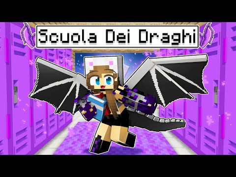 IL MIO PRIMO GIORNO ALLA SCUOLA DEI DRAGHI SU MINECRAFT!