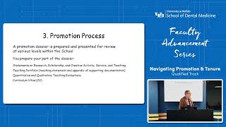 Promotion and Tenure Qualified Track Video