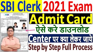 SBI Clerk Admit Card 2021 Download Kaise Kare ¦¦ How to Download SBI JA Clerk Admit Card 2021 Print