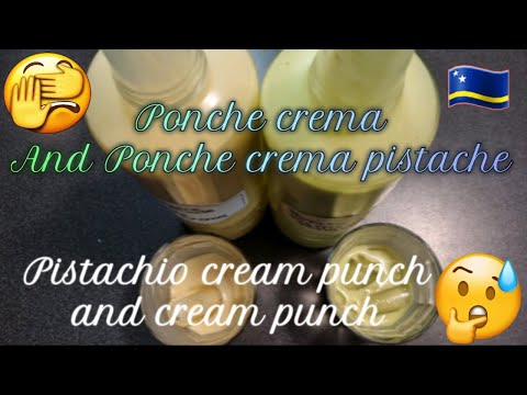 Cream punch and Pistachio cream punch/Great for Christmas🎄🌲/Eggnog recipe/Antillean Holiday drink