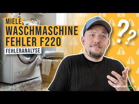 Miele Waschmaschine Fehlermeldung F220 Miele Waschmaschine Fehlermeldung F220