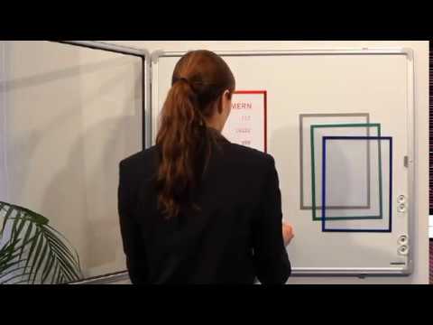 Magnetoplan Magnetofix magnetický rámeček A4 červený (5ks)