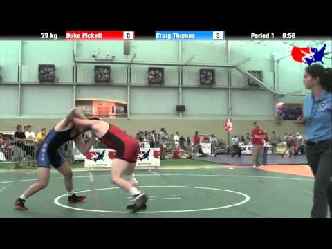 Duke Pickett vs. Craig Thomas at 2013 ASICS University Nationals - FS