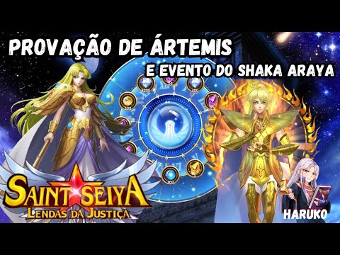 Provação de Ártemis, Evento do Shaka Araya e do Serpentário e mais | Saint Seiya Lendas da Justiça
