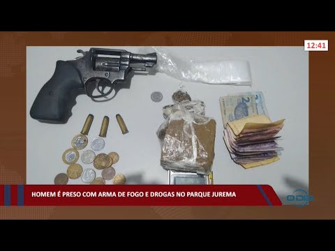 Homem é preso com arma de fogo e drogas no Parque Jurema 26 01 2022