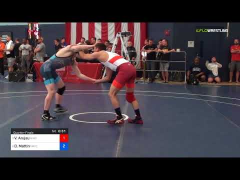 2018 FS WTT Challenge/UWW Juniors 61 Quarter-Finals - Vitali Arujau (NYAC) Vs. Drew Mattin (MRTC).