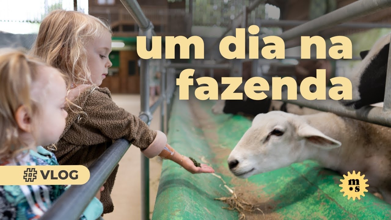 Um dia na fazenda de atividades na Inglaterra, alimentamos os animais | Vlog