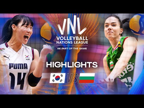 2025 FIVB 발리볼 네이션스리그(W) [N] 한국 2 vs 3 불가리아 하이라이트