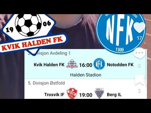 Banehopping Kvik Halden - Notodden FK 2-3 på Halden Stadion 20.05.2024