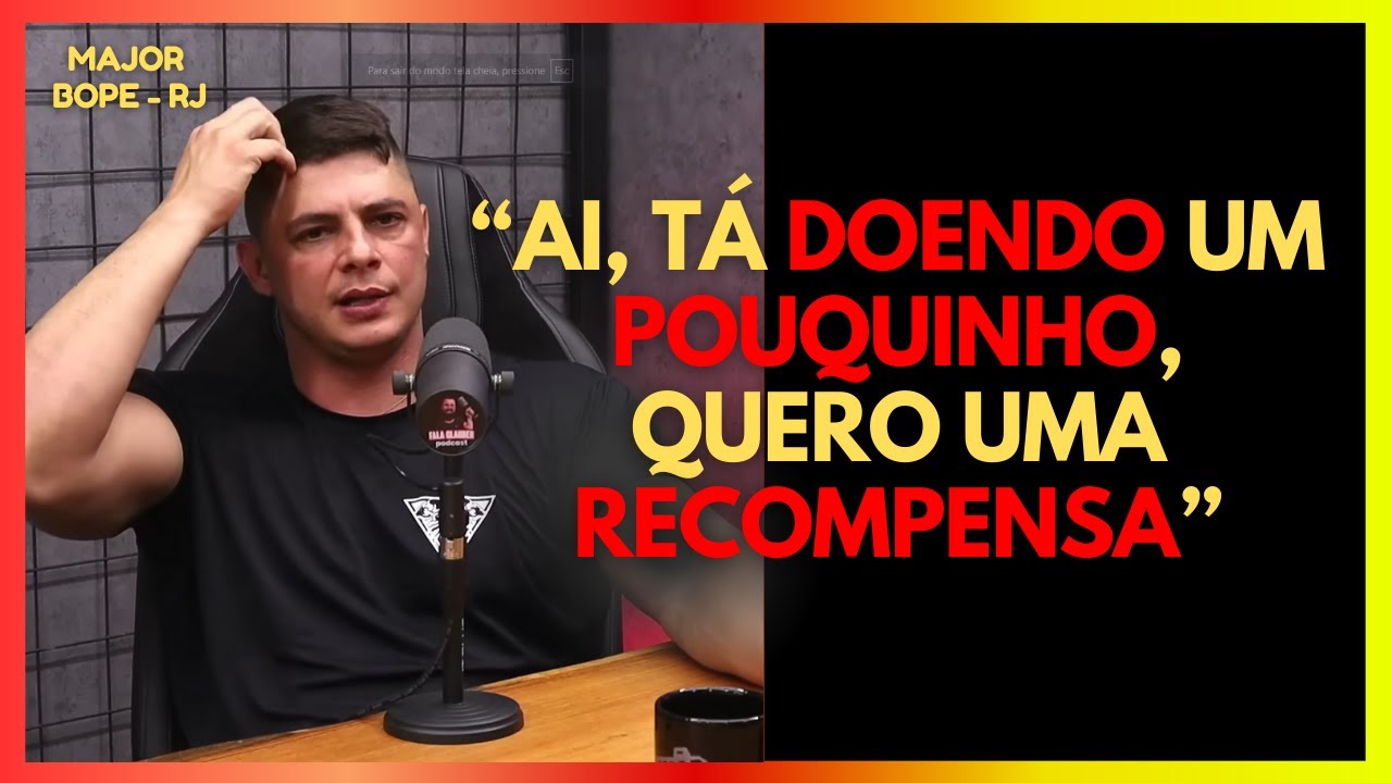 COMO BANCAR A PRESSÃO DO PROCESSO - [MAJOR CADAR - BOPE-RJ]