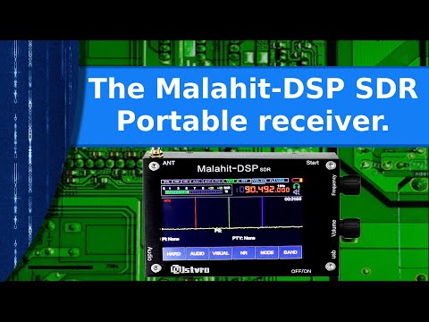 Ham Radio - The Malahit DSP portable SDR receiver.